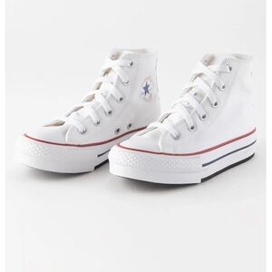 Girls Platform High Top Converse Size 3
